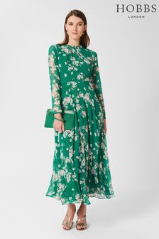 Hobbs Green Rosabelle Silk Dress (U51107) | 229 €