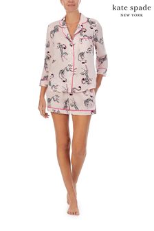Kate Spade Pink Animal Shorty Pyjama Set (U51177) | ₪ 461