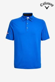 Callaway Golf Dyssesy Polo-Shirt in Blockfarben mit Ziernähten, Blau (U51200) | 47 €