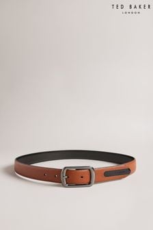 Ted Baker Green Jaims Contrast Detail Leather Belt (U51219) | €31