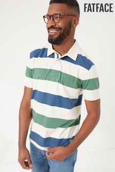 חולצת פולו עם שרוול קצר דגם Hastings בגוון טבעי של Fat Face (U51280) | ‏163 ₪