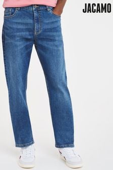 Jacamo Blue Stonewash Straight Fit Stretch Jeans (U51566) | ₪ 130