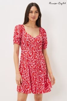 Phase Eight Sheryl Kurzes Kleid mit Blümchenmuster, Pink (U51602) | 34 €