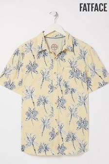 FatFace Yellow Ladock Palm Print Shirt (U51894) | 204 QAR