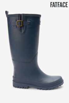 FatFace Navy Blue Mens Tall Wellies (U52368) | LEI 295