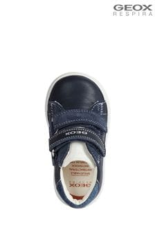 Geox Baby Boys Biglia White First Steps Shoes (U53032) | $104