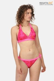 Różowy top bikini Regatta Flavia z paskiem na szyi (U53296) | 33 zł