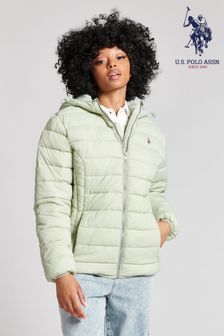 U.S. Polo Assn. Womens Fitted Quilted Coat (U53408) | €44