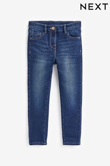 Denim Dark Wash Regular Fit Skinny Jeans (3-16yrs) (U53753) | AED58 - AED82