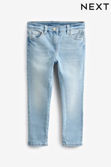 Denim Light Wash Regular Fit Skinny Jeans (3-16yrs) (U53754) | €17 - €24