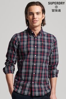 Superdry Blue Vintage London Portland Check Shirt (U54890) | €58