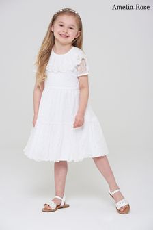 Amelia Rose White Lace Dress (U54945) | €38