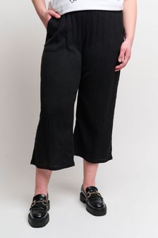 CISO Black Stretch Loose Fit Trousers (U54970) | €30