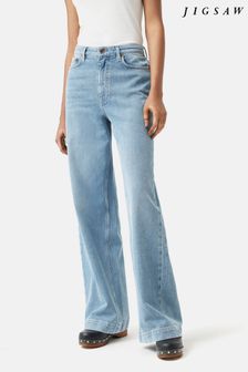 Długie jeansy Jigsaw Balfour z szerokimi nogawkami (U54991) | 570 zł