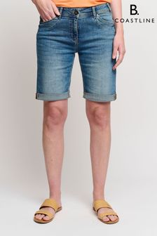 B. Coastline Light Blue Cotton Denim Shorts (U55013) | €30