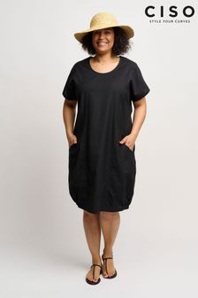 CISO Black Short Sleeves Dress (U55293) | 40 €