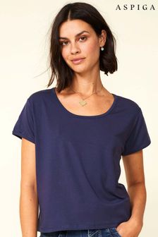 Aspiga Blue Short T-Shirt (U55660) | $41