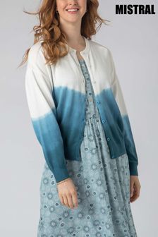 Mistral Teal Blue Tie Dye Cardigan (U56252) | 81 €