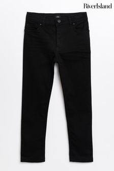River Island Dark Black Boys Skinny Jeans (U57092) | €23 - €31
