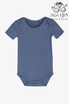 Miniature Baby Blue Rib Short Sleeve Body (U57181) | €28