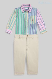 Polo Ralph Lauren Baby Multicoloured Fun Shirt And Trouser Set (U57430) | €128