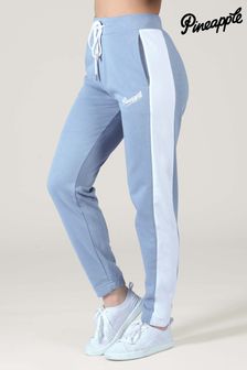 Pineapple 藍色對比設計拼接慢跑褲 (U57505) | NT$1,490