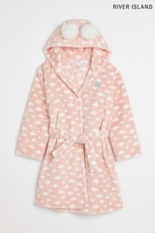 River Island Pink Cloud Print Cosy Dressing Gown (U57635) | €35 - €48
