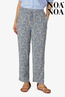Noa Noa Womens Blue Soft Moss Trousers (U57779) | €113