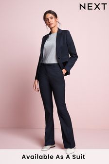 Navy Blue Tailored Bootcut Trousers (U57879) | R427