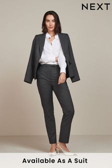 Серый - Строгие брюки узкого кроя (U57966) | €26