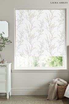Laura Ashley Off White/Dove Grey Pussy Willow Roller Blind (U58100) | €19 - €43
