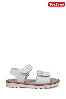 Toezone Darcy Childrens White Summer Sandals (U58242) | ₪ 112