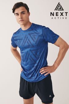 Cobalt Blue Active Gym And Training T-Shirt (U58287) | ₪ 64