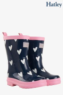 Hatley Blue Hearts Rain Boots (U58497) | 40 €