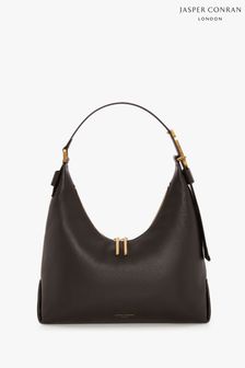 Jasper Conran London Beatrix Scoop Leather Hobo Bag