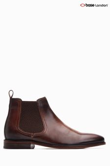 Base London Brown Lynch Washed Chelsea Boots (U58884) | ₪ 402