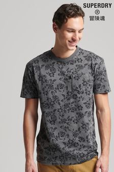 Superdry Floral Print T-Shirt (U59465) | ₪ 107