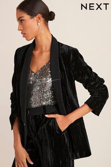 Black Velvet Ripple Suit: Blazer (U59954) | €32