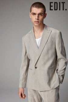 Neutral EDIT Relaxed Wrap Front Suit Jacket (U60342) | HK$854
