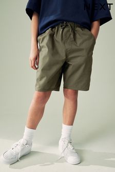 卡其綠色 - 鬆緊短褲 (3-16歲) (U60365) | NT$270 - NT$490