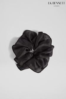 גומיות סקראנצ'י מאורגנזה של L.k.bennett דגם Vivian בשחור (U60516) | ‏135 ₪