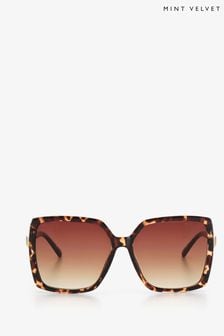 Mint Velvet Black Santa Monica Sunglasses (U60943) | ₪ 275
