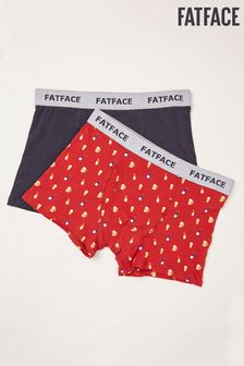FatFace Red Beer Boxers 2 Pack (U61004) | $32