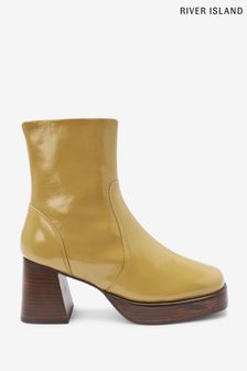 Green boots river island 2025