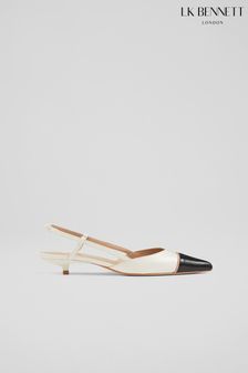 Lk Bennett Madison Slingback-Schuhe, Weiß (U61239) | 187 €