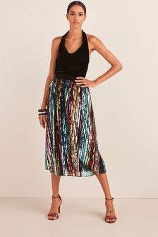 Multi Colour Sequin Midi Party Skirt (U62315) | 2,009 UAH