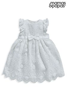 Mamas & Papas White Lace Dress (U62471) | R686