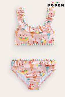 Bikini Boden Rose à volants noué dans le dos (U62540) | 37€ - 43€