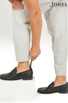 أسود - حذاء سهل اللبس جلد لون طبيعي Rivers من Jones Bootmaker (U62849) | 544 ر.ق