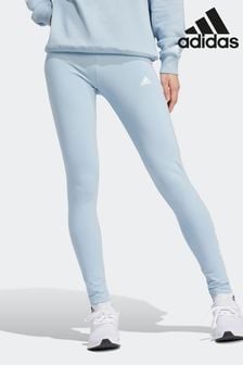 adidas Blue Sportswear Essentials High-Waisted Logo Leggings (U63000) | 114 QAR